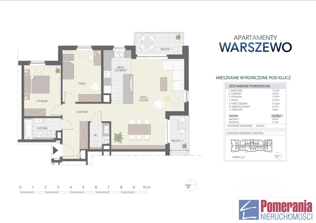 Mieszkanie Sprzedaż Szczecin Warszewo Kalinowa