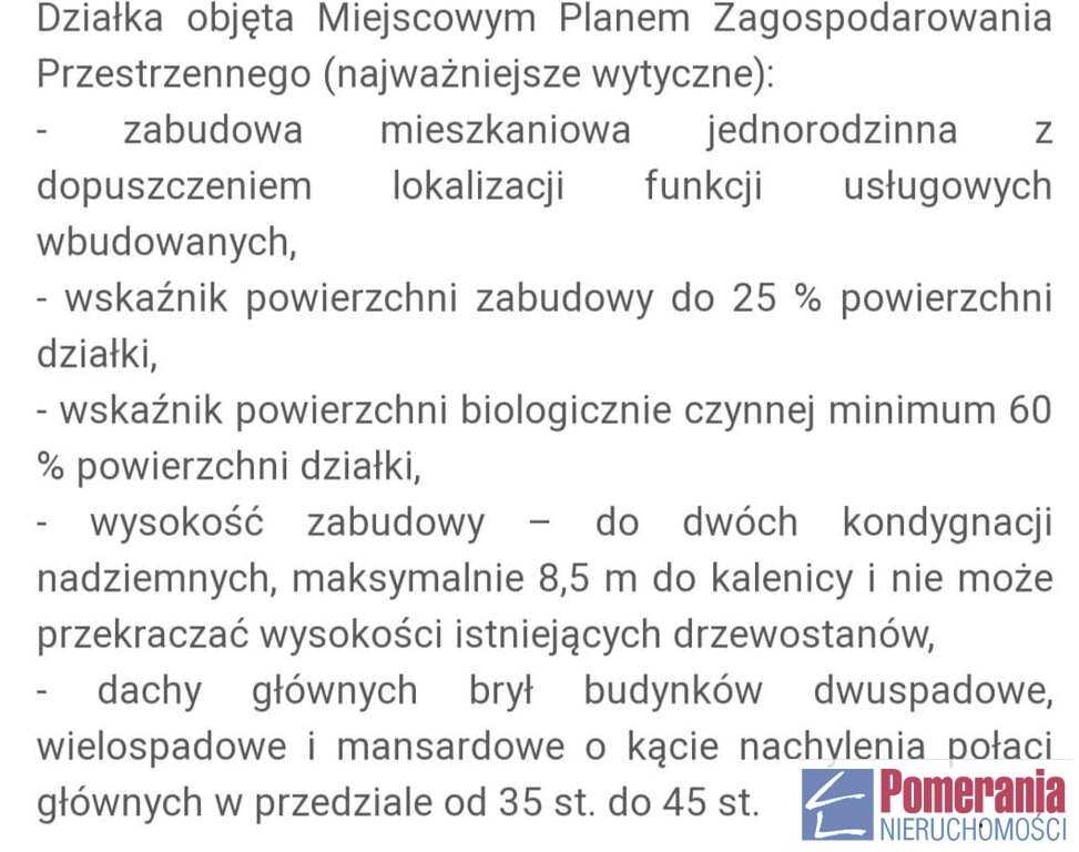 Działka Sprzedaż Dziwnów