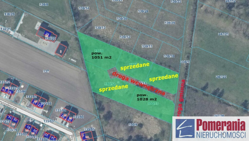Działka Sprzedaż Białuń