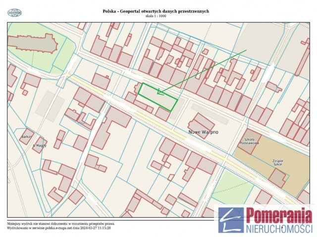 Działka Sprzedaż Nowe Warpno